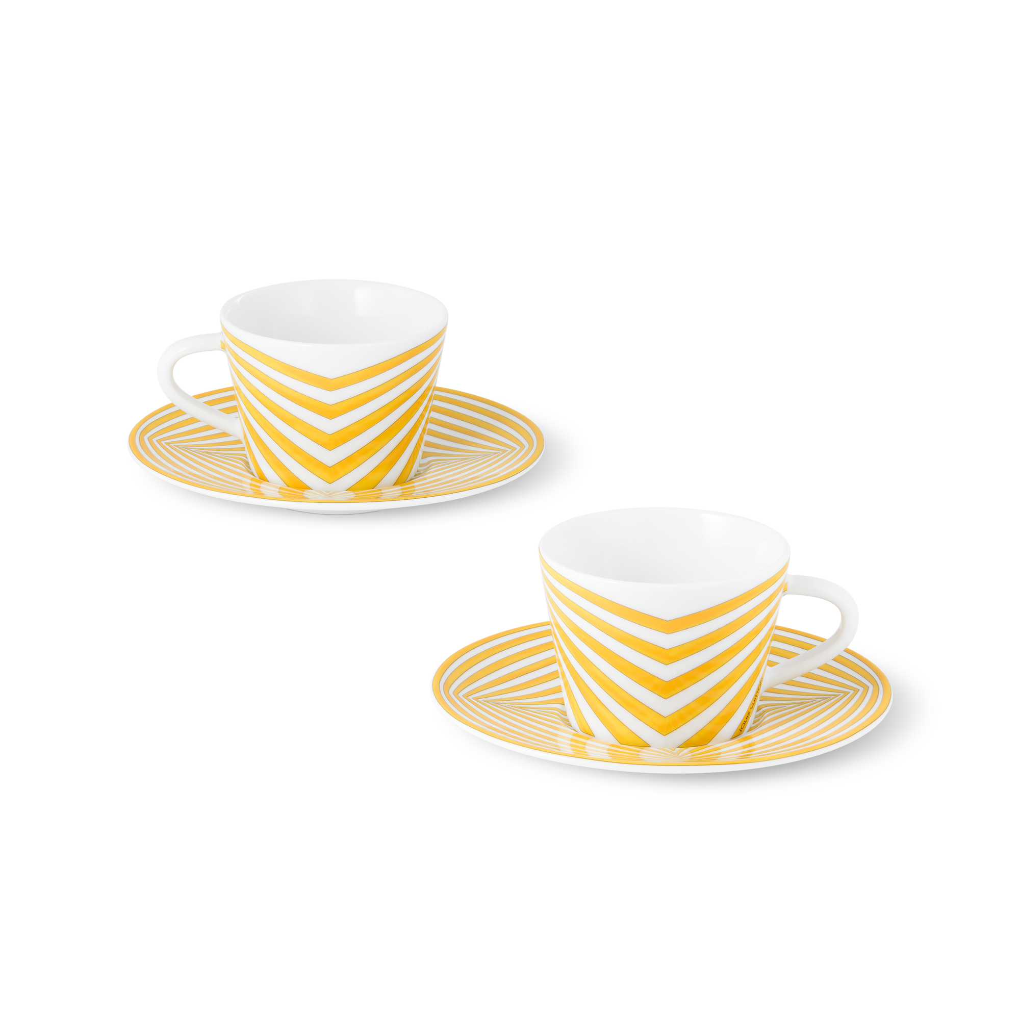 Dolce Vita Set Of 2 Coffee Cups And Saucers - Home and Art of